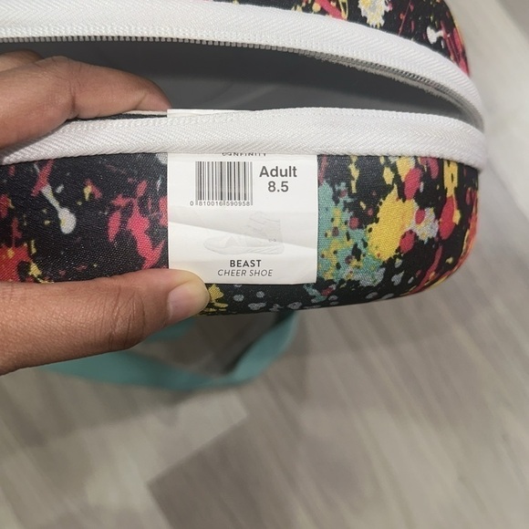 NFINITY Cheer Portable Carry Travel Shoe Bag Case Splatter Size 8.5 Case Only - Picture 4 of 4